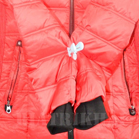 Nautica Womens Faux Fur Trim Hooded Midweight Puffer Jacket - Picture 5 of 12